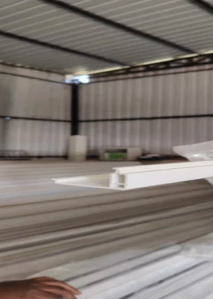Lower Glazing Bead Hole UPVC Profile